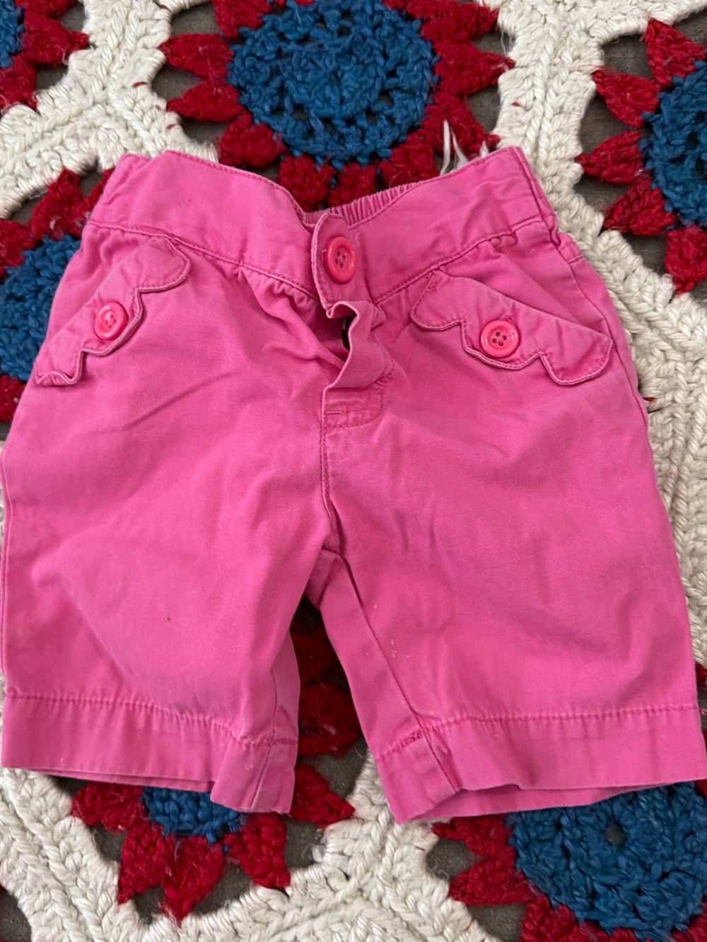 Circo Hot Pink Girls Elastic Waist Shorts